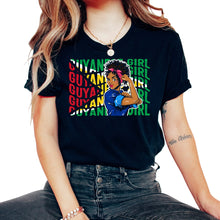 Load image into Gallery viewer, Guyanese Shirt, Guyanese Girl Tee, Guyana Flag, South American
