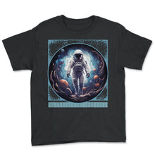 Load image into Gallery viewer, Ghost Astronaut Halloween Tee - Youth Tee - Black