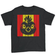 Load image into Gallery viewer, Huhn Hahn Halloween Kostüm Bauernhof Tier Fasching Fastnacht - Youth Tee - Black