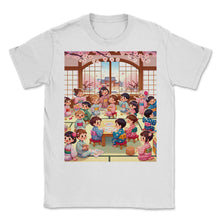 Load image into Gallery viewer, Cherry Blossom Classroom Japanese Inspired Pre K T Shirt - Unisex T-Shirt - White