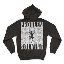 Load image into Gallery viewer, Problem Solving Math Bouldering Climber T Shirt - Hoodie - Black