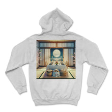 Load image into Gallery viewer, Sakura Seder Japanese Inspired Passover Celebration T Shirt - Hoodie - White