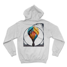 Load image into Gallery viewer, Origami Style Folded Paper Pickleball Paddle Artistic Tee - Hoodie - White