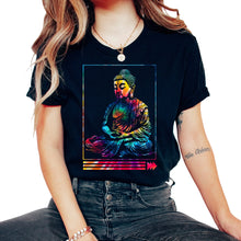 Load image into Gallery viewer, Buddha Tie Dye Vintage Shirt, Buddha Lover Gift Tee, Meditation Yoga