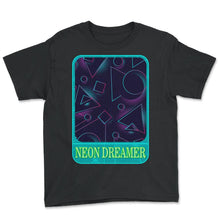Load image into Gallery viewer, Geometric Shirt, Neon Dreamer Tee, Gift For Math Lover Ideas, 80's
