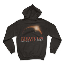 Load image into Gallery viewer, Horshoe Bend Arkansas Total Solar Eclipse April 8 2024 Eclipse T Shirt - Hoodie - Black