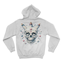Load image into Gallery viewer, Milky Way Skull T Shirt Lactation Celebration Mom Tee - Hoodie - White