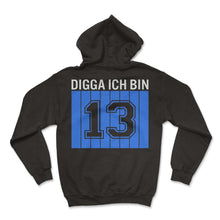Load image into Gallery viewer, Digga Ich bin 13 Geburtstag Mädchen Junge - Hoodie - Black
