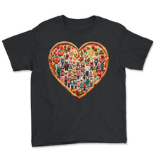 Load image into Gallery viewer, Pizza Love Adoption Day Celebration - Youth Tee - Black
