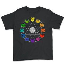 Load image into Gallery viewer, Art Shirt, Cat Themed Artist Color Wheel Education Art Teacher Tee,