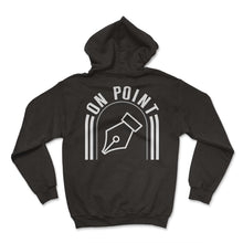 Load image into Gallery viewer, Graphic Design Shirt, On Point Pen Tool Design Tee, Graphic Designer - Hoodie - Black