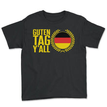 Load image into Gallery viewer, German Shirt, Guten Tag Y'all Germany Flag Pocket Tee, Funny