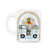 Load image into Gallery viewer, MLK Day Hippie Van Retro - 11oz Mug - White