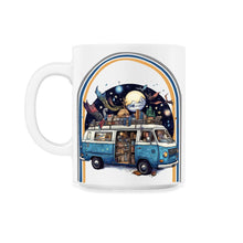 Load image into Gallery viewer, Moon Cycle Hippie Van Retro - 11oz Mug - White