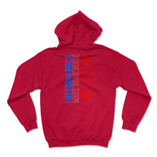 Load image into Gallery viewer, 4th Of July Shirt, Freedom Rock Make Some Noise Independence Day, USA - Hoodie - Red