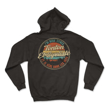 Load image into Gallery viewer, J'ai Deux Titres Tonton Et Cycliste Et Je Gère Dans Les Deux Humour T - Hoodie - Black