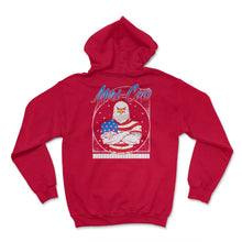 Load image into Gallery viewer, 4th Of July Shirt, Meri-Caw Independence Day Tee Strong Eagle Wearing - Hoodie - Red