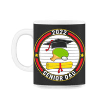 Load image into Gallery viewer, Class of 2022 Senior Paddleball Dad Graduation - 11oz Mug - Black on White