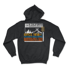 Load image into Gallery viewer, Lassen Volcanic National Park Shirt, US California 1916 Volcano - Hoodie - Black