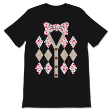 Load image into Gallery viewer, Hearts Bow Tie & Suspenders Valentine's Day Costume Shirt Cute Gift