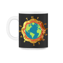 Load image into Gallery viewer, Save The Planet Shirt, Save The Planet Rainbow Butterfly Tee, - 11oz Mug - Black on White