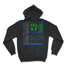 Load image into Gallery viewer, Physical Education Teacher Shirt, Peace Love Physical Education - Hoodie - Black
