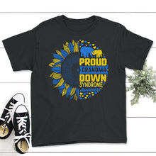 Load image into Gallery viewer, Down Syndrome Awareness Shirt, Proud Grandma Down Syndrome Awareness - Youth Tee - Black