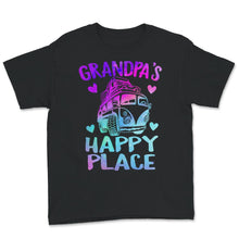 Load image into Gallery viewer, Grandpa's Happy Place, Motorhome T Shirts, Grandpa RV Shirt,