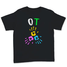 Load image into Gallery viewer, OT Month Cute Colorful Hands Occupational Therapy Therapist Assistant