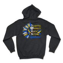 Load image into Gallery viewer, World Down Syndrome Day, Delightful Originality Worth Noticing - Hoodie - Black