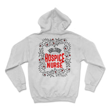 Load image into Gallery viewer, Hospice Shirt, Hospice Nurse Floral Tee, Registered Nurse Graduation - Hoodie - White