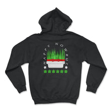 Load image into Gallery viewer, Happy Nowruz Shirt, Iranian New Year, Nowruz Mobarak Tee, Lucky - Hoodie - Black
