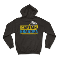 Load image into Gallery viewer, Sailing Shirt, Captain Grandpa Tee, Boating Grandpa Owner, Spending - Hoodie - Black