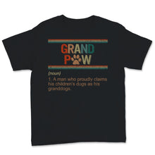 Load image into Gallery viewer, Grandpaw Shirt Vintage Definition Fathers Day Gift For Men Grandpa