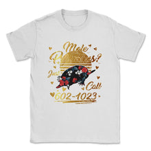 Load image into Gallery viewer, Mole Day Mole Problems Just Call Avogadro's Number 602 1023 October - Unisex T-Shirt - White
