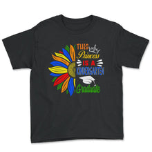 Load image into Gallery viewer, Kindergarten Shirt, This Princess Is A Kindergarten Graduate, Teacher - Youth Tee - Black