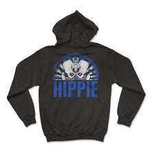 Load image into Gallery viewer, Hip Surgery Shirt, Hippie Floral Tee, Bionic Broken Hip Replacement - Hoodie - Black