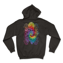 Load image into Gallery viewer, El Dia de Los Muertos Day of the Dead Purple Floral Sugar Skulls - Hoodie - Black