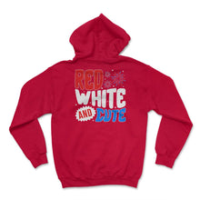 Load image into Gallery viewer, 4th Of July Shirt, Red White And Cute Fireworks Independence Day - Hoodie - Red