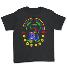 Load image into Gallery viewer, Happy Holi Festival Shirt, Meaningful Holi Festival, Festival Of - Youth Tee - Black