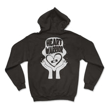 Load image into Gallery viewer, Heart Surgery Shirt, Heart Warrior Tee, Top CHD Warrior Heart Patient - Hoodie - Black