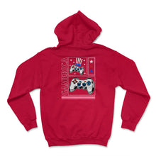 Load image into Gallery viewer, 4th Of July Shirt, Gamerica USA Flag Video Gamer Independence Day USA - Hoodie - Red
