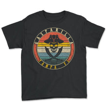 Load image into Gallery viewer, Gasparilla 2023, Pirate Festival Shirt, Gift Women Men, Skull Cross - Youth Tee - Black