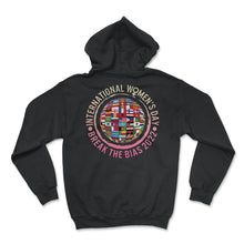 Load image into Gallery viewer, International Women's Day Shirt, Break The Bias 2022 Feminist - Hoodie - Black