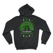 Load image into Gallery viewer, Mental Health Awareness Shirt, Celebrate Neurodiversity Rainbow Tee, - Hoodie - Black