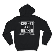Load image into Gallery viewer, Hockey And Tacos Mexican Food Vintage Gift For Ice Hockey Player Team