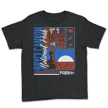 Load image into Gallery viewer, Bryce Canyon National Shirt, Park Southwest Utah ESTD 1928 Tee, Rock - Youth Tee - Black