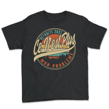 Load image into Gallery viewer, Retraité 2021 Ce N'est Plus Mon Probléme Humour T Shirt copy - Youth Tee - Black