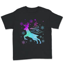 Load image into Gallery viewer, Christmas Pajama Shirt, Red Plaid Reindeer Buffalo Deer Family,