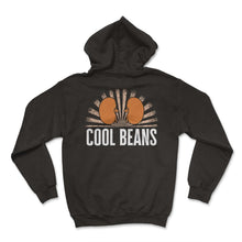 Load image into Gallery viewer, Dialysis Nurse Shirt, Cool Beans Kidney Design Tee, Dialysis - Hoodie - Black